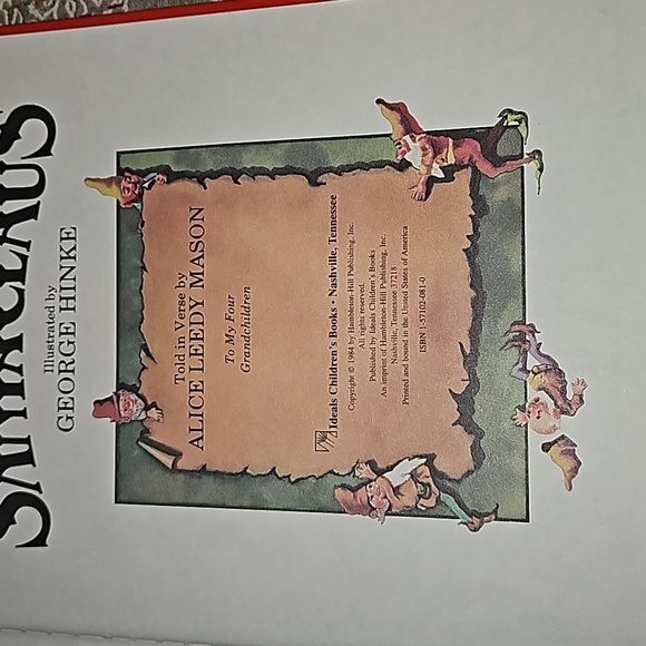 Vintage | 1984 Ideal's Children's Books "Jolly Old Santa Claus" | Alice Mason - Picture 4 of 5